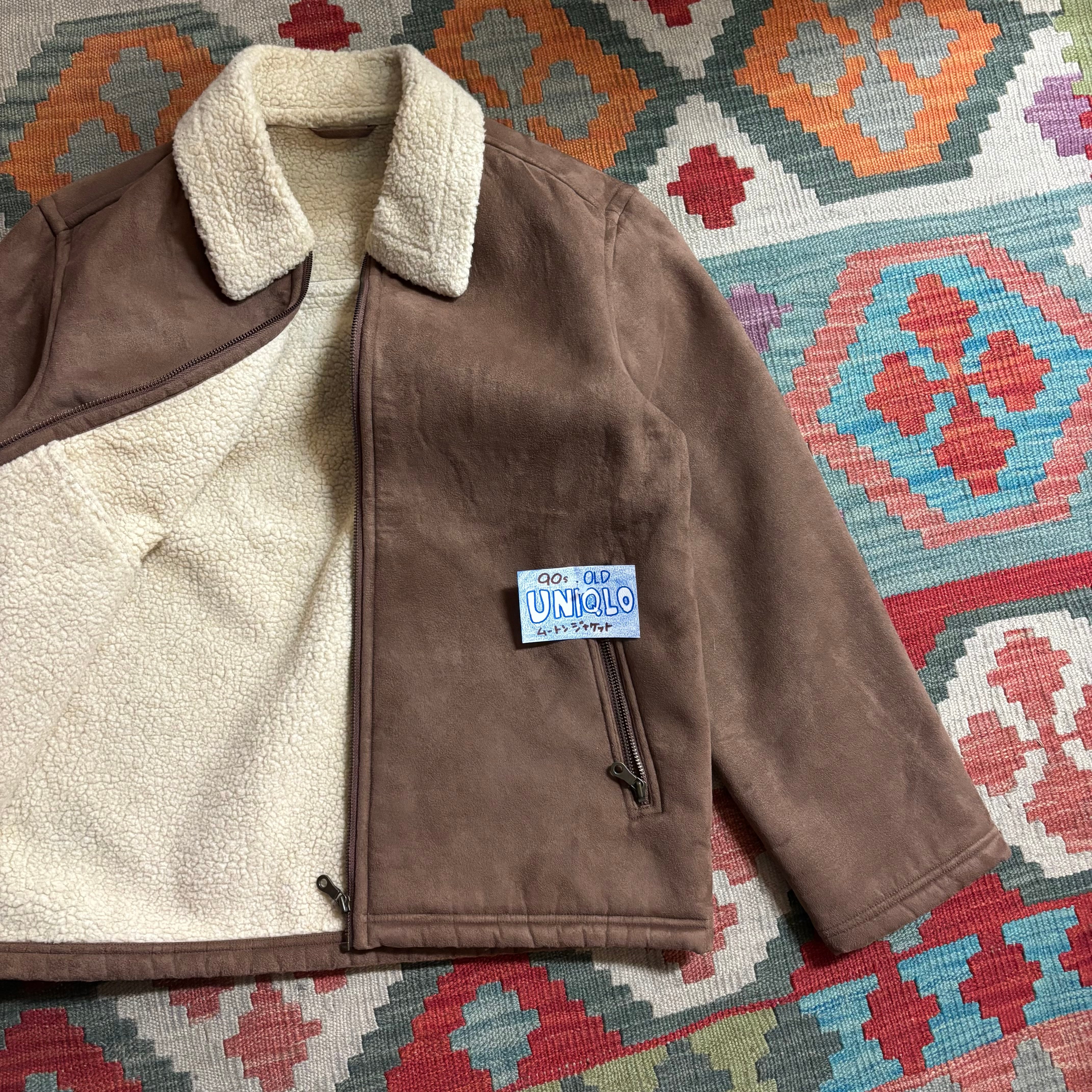 90s OLD UNIQLO ムートンジャケット | 古着屋PENNY
