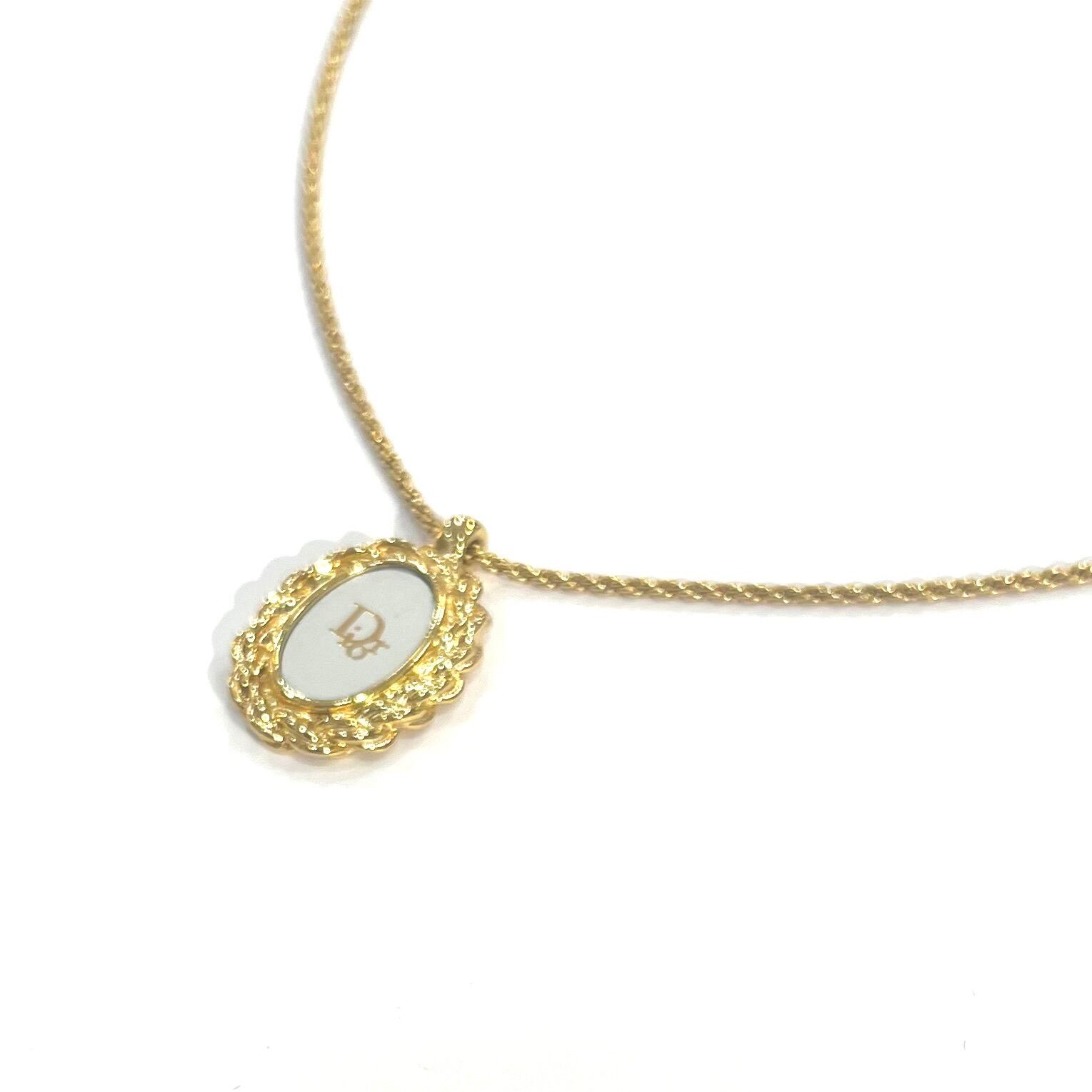 Christian Dior】2581 DIOR ロゴ ネックレス チェーンゴールド 主役