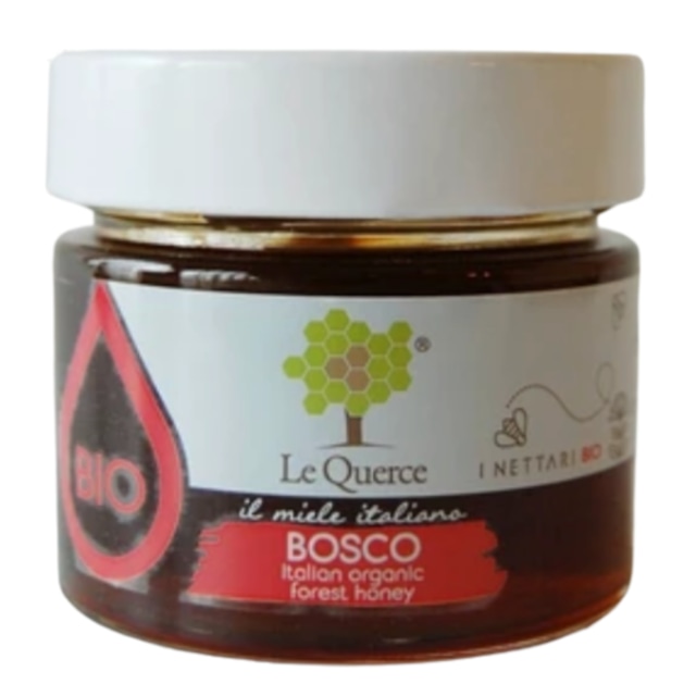 【レ・クエルチェ】イタリア産 森のはちみつ 非加熱 甘露はちみつ 甘露蜜 200g