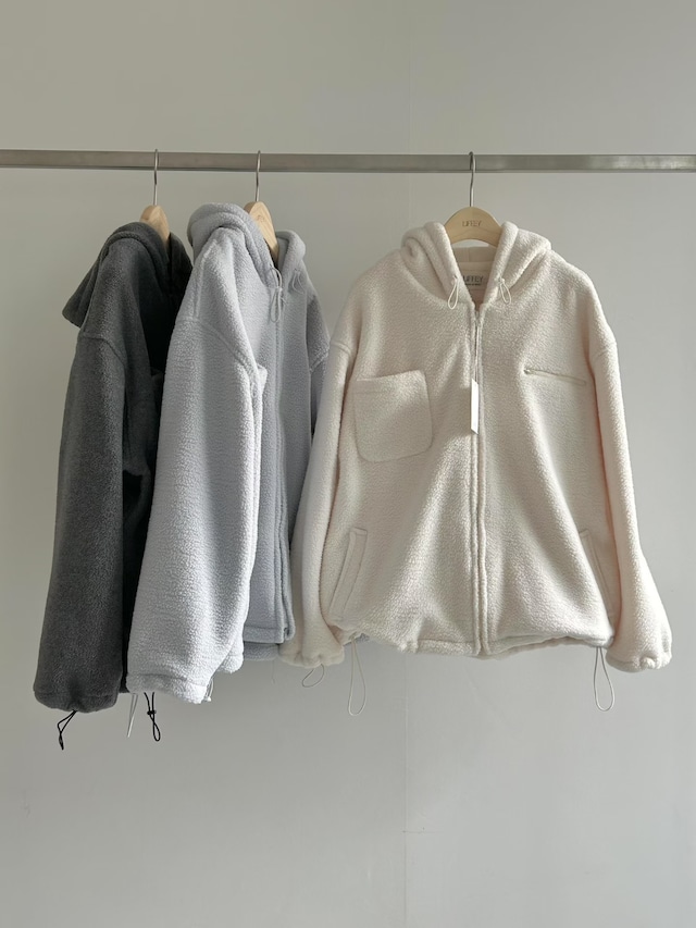 (予約) LIFFEY / Fog fleece hood jumper 3color