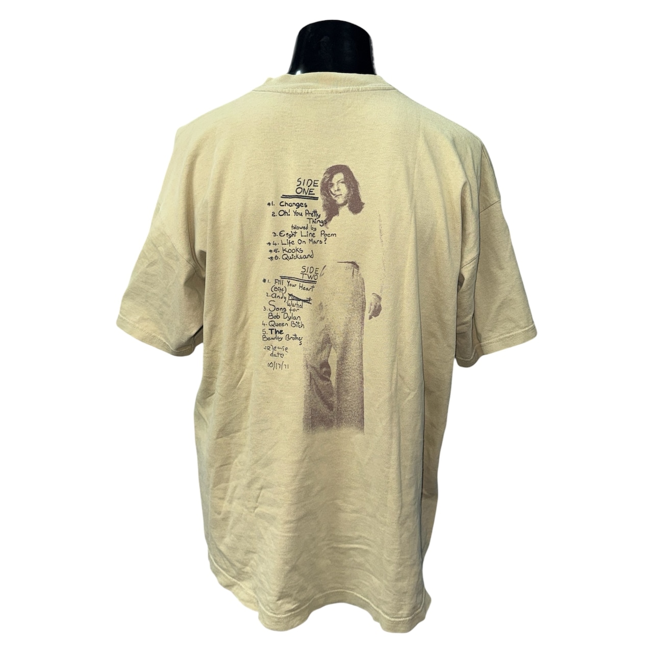 【DAVID BOWIE】デヴィッド・ボウイ "Hunky Dory" 90's-00's Vintage Tシャツ
