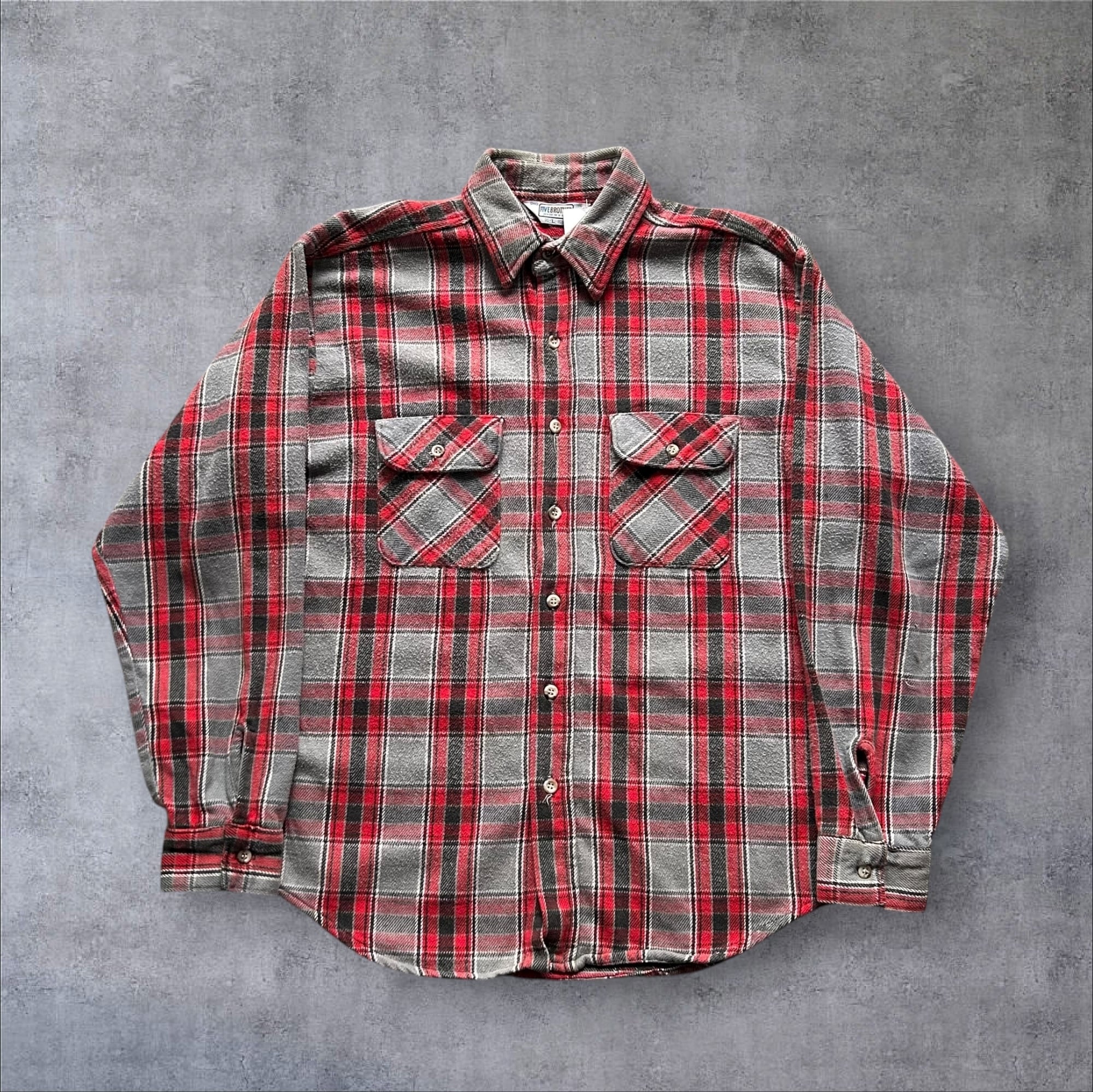 1980s FIVEBROTHER Flannel Shirt【高円寺店】