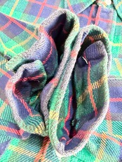 70s KLONDIKE FLANNEL SHIRT Size 16 1/2