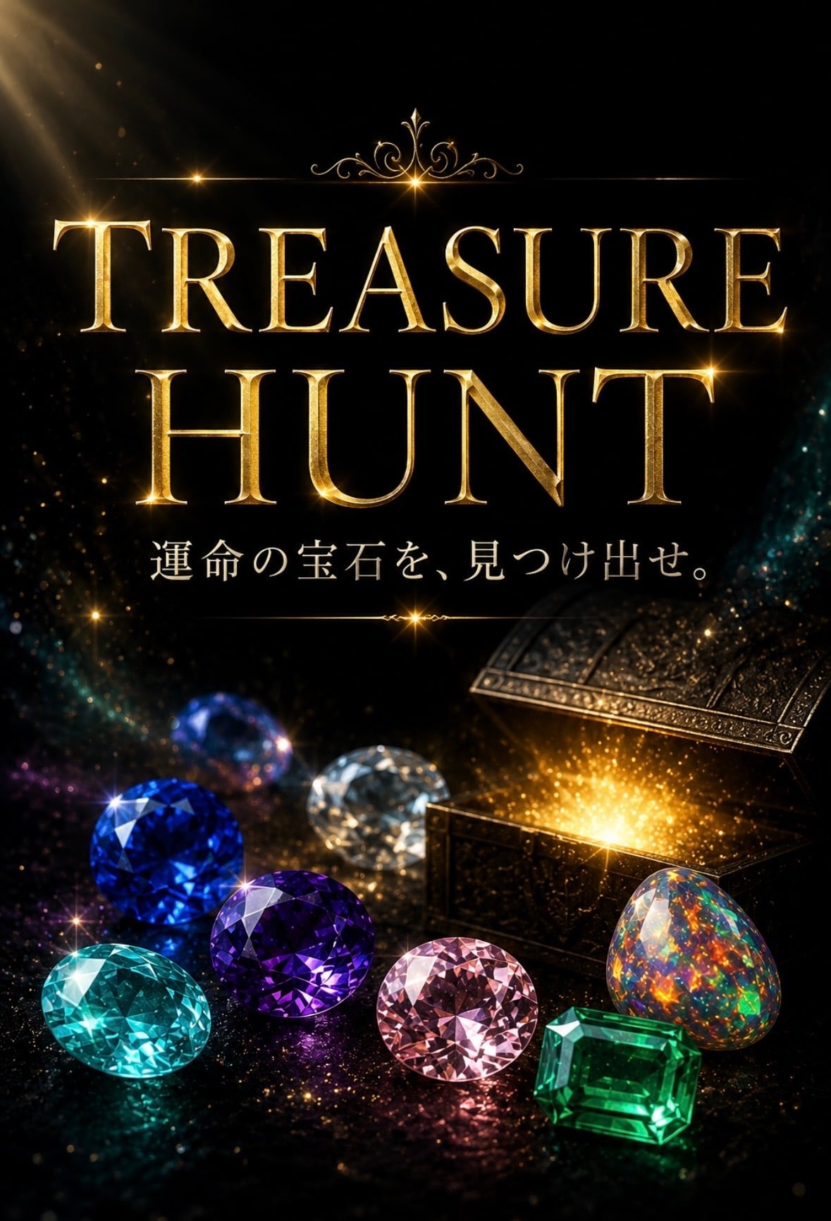 28【再値下】宝石箱 宝箱 No.20】TREASURE HUNT ✨50個宝箱から、運命の宝石を探せ✨[DK