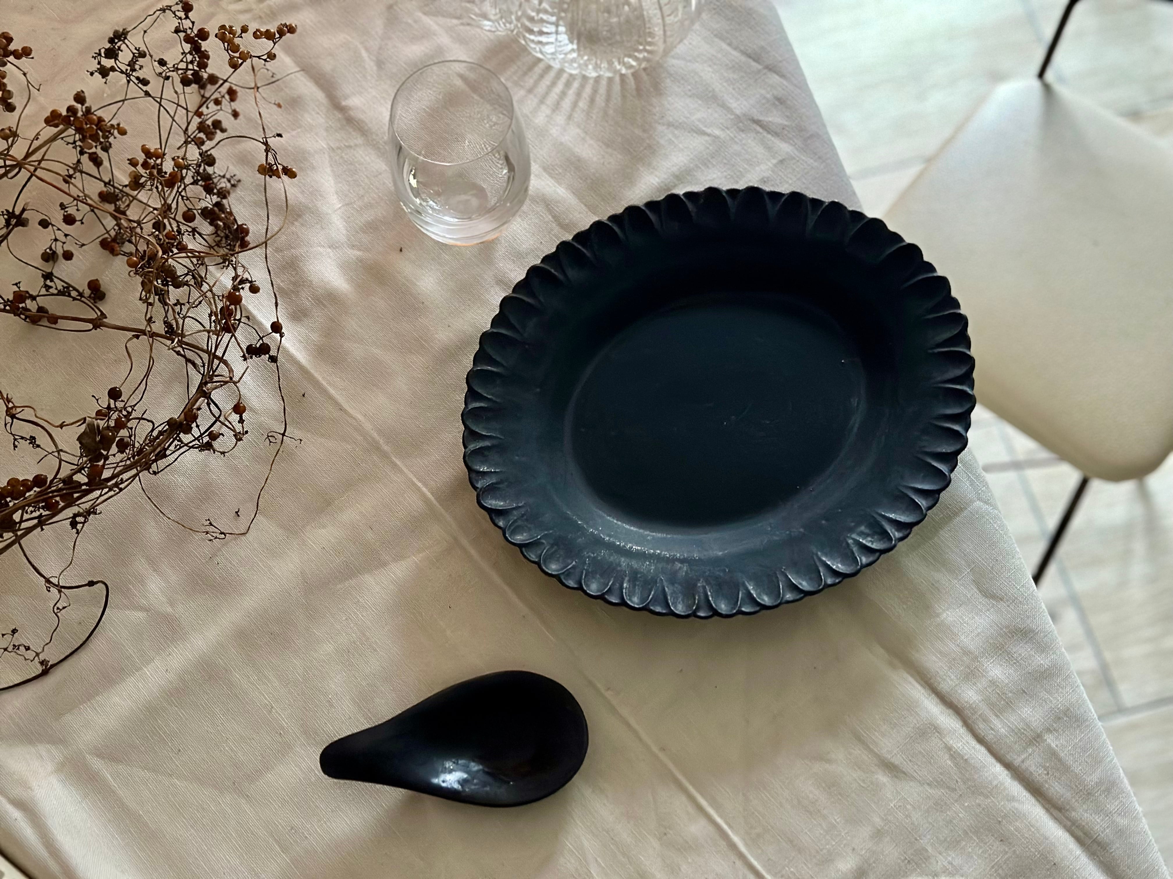 黒錆小菊オーバル(大)