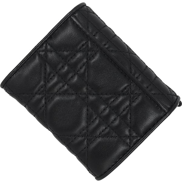 New DIOR ディオール レディディオール ロータスウォレット 三つ折り