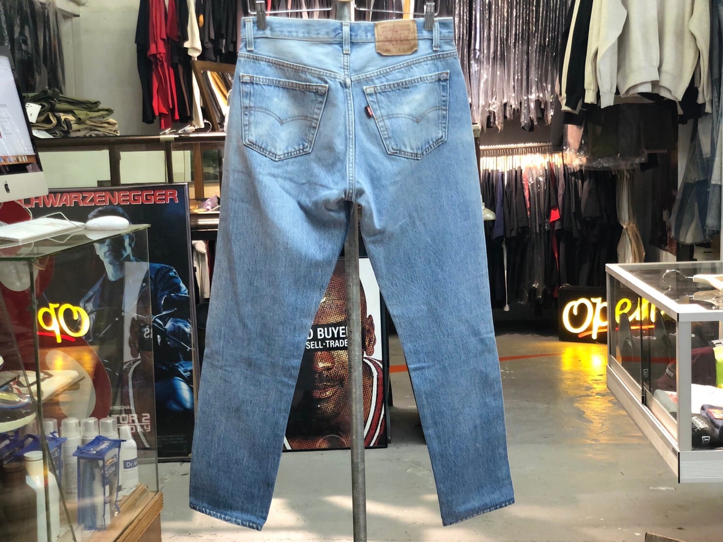 30%OFF VETEMENTS x LEVI'S 18SS FRONT LOGO 501 DENIM LARGE