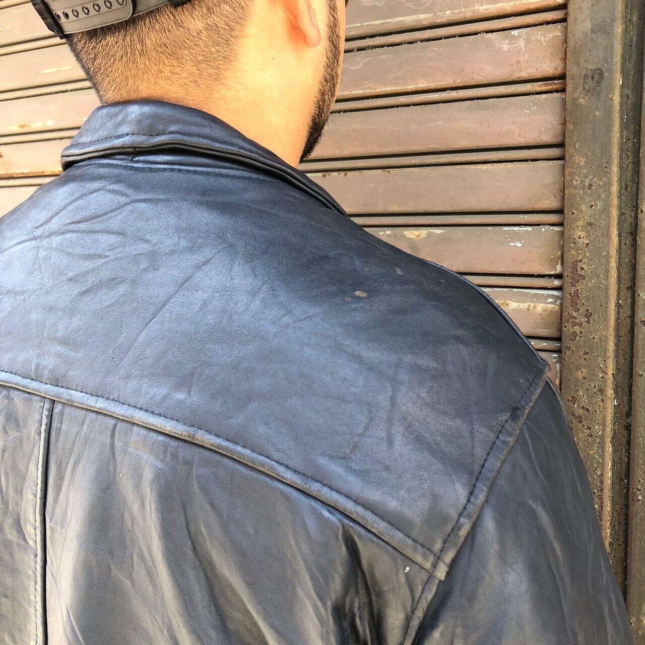 80s Japa フランス ヴィンテージ パイロット レザージャケット