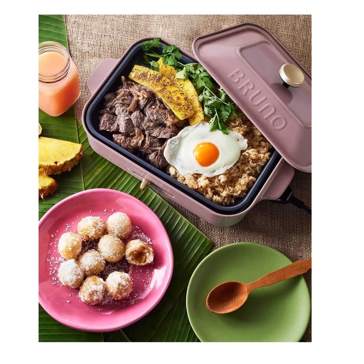 BRUNOブルーノコンパクトホットプレート 限定色 可愛いおしゃれ