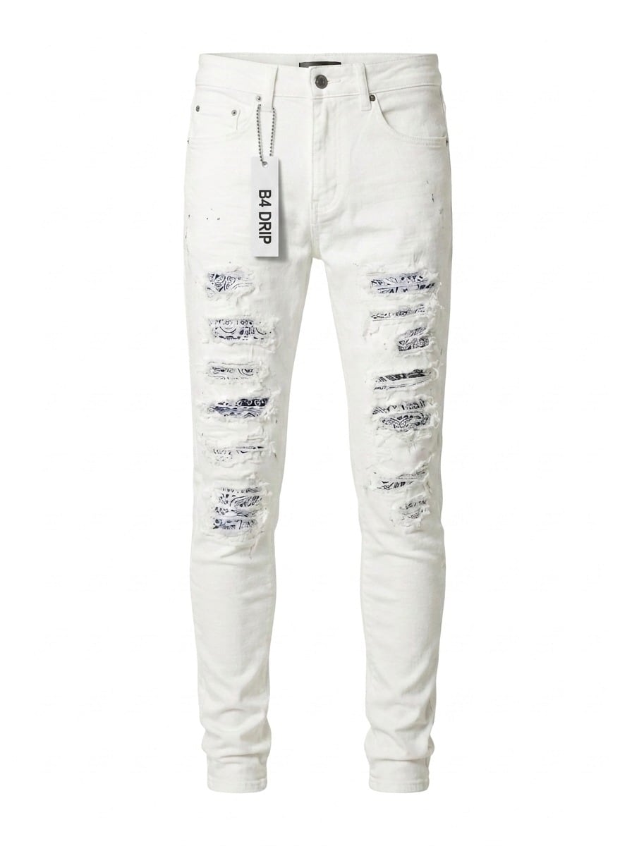Trap White Denim | B4DRIP