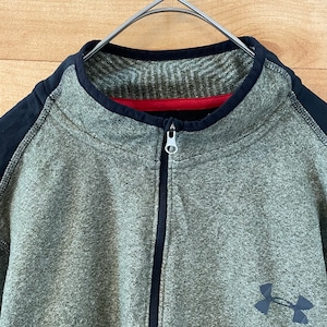 【UNDER ARMOUR】ハーフジップ プルオーバー ポリエステル アンダーアーマー コールドギア us古着