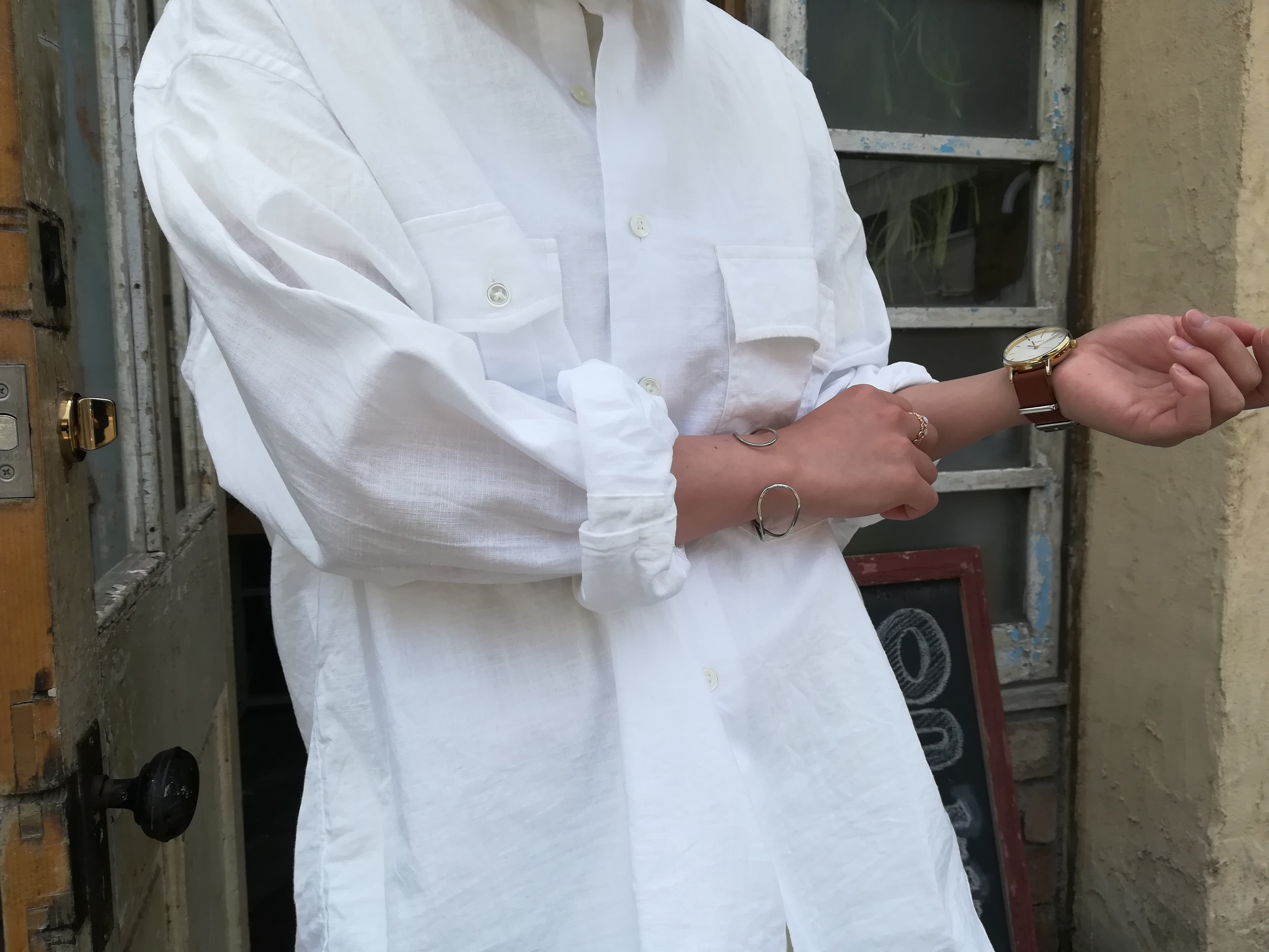 Porter Classic (ポータークラシック) ROLL UP VINTAGE COTTON SHIRT