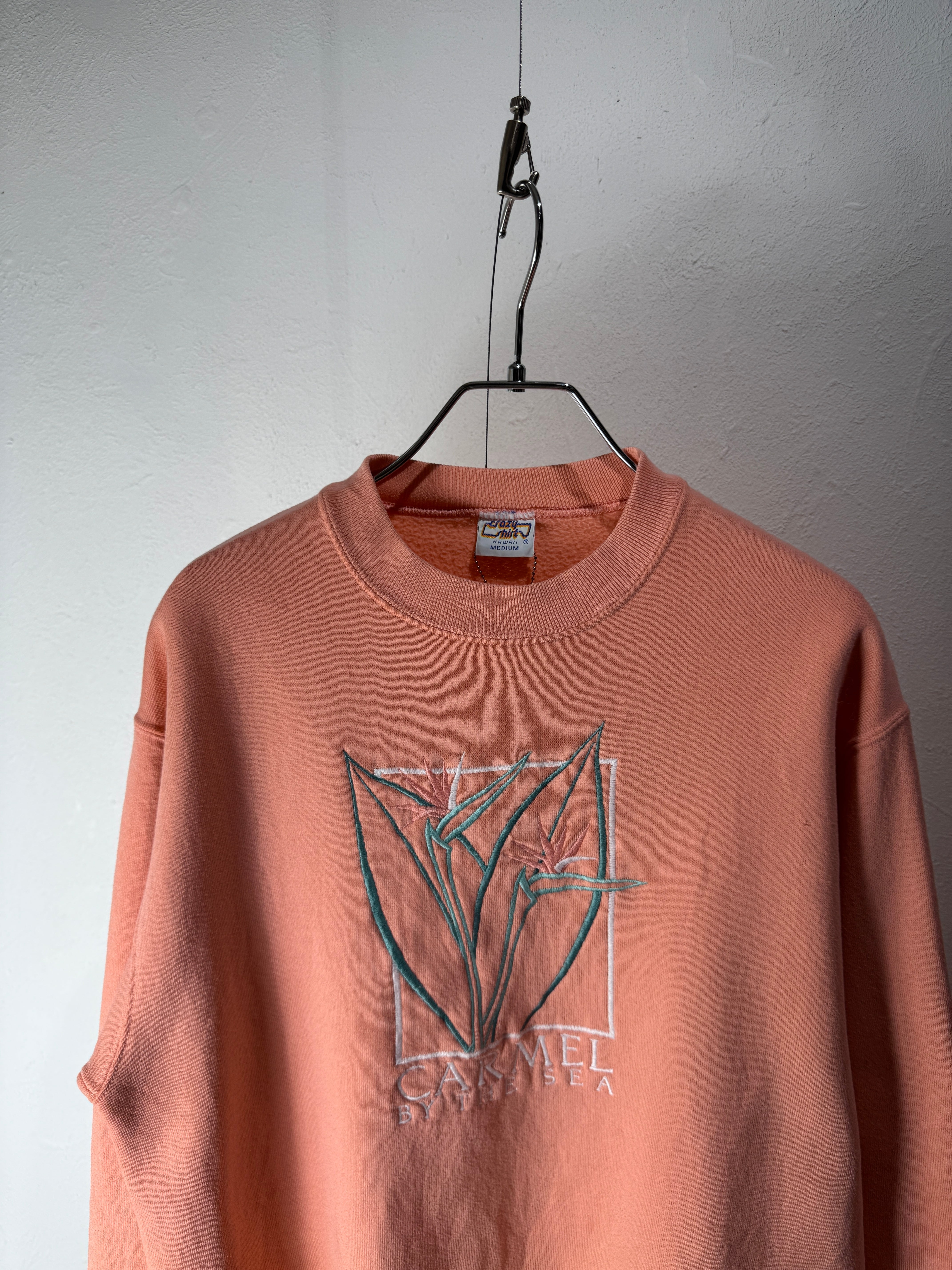 90’s USA Made “Carmel By The Sea” Embroidery Sweatshirt