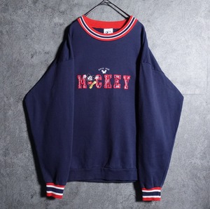 90s “MICKEY” Embroidered Design Sweat