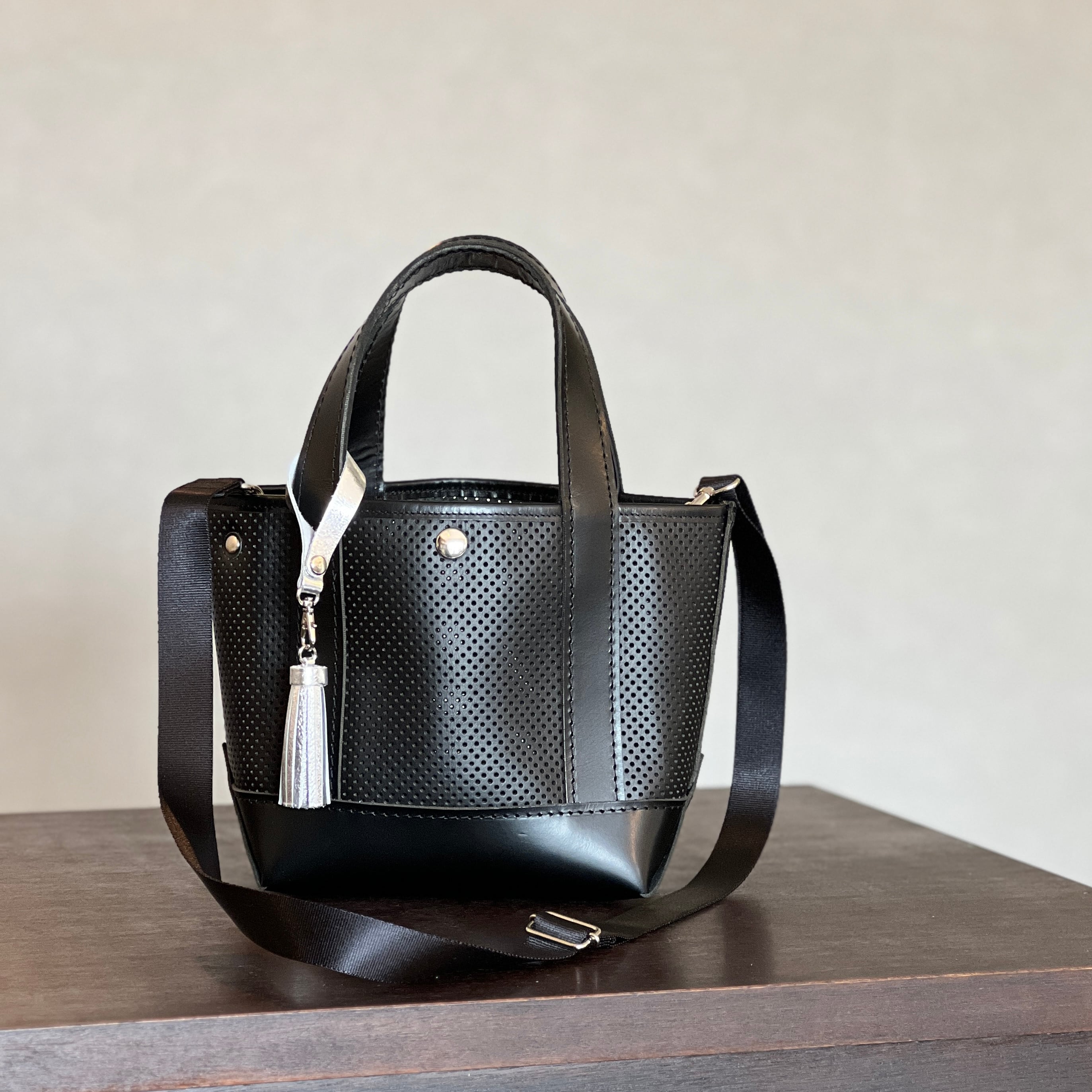 オールレザートート S │ パンチングレザー | CUSTOM BAG Milih