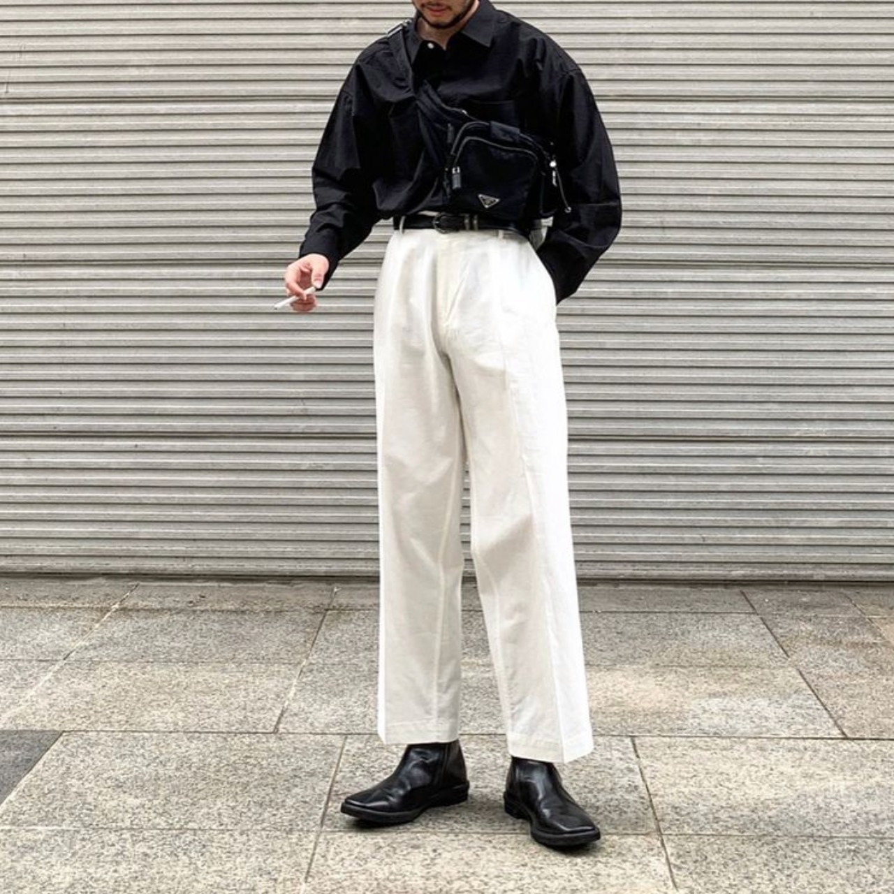 タックデザイン ワイドパンツ　TB1826・画像2