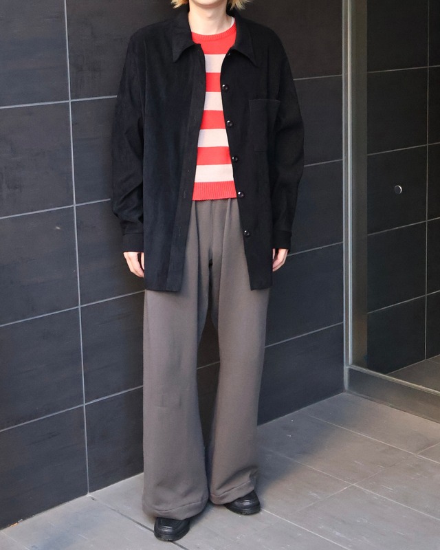 oversize velours shirt