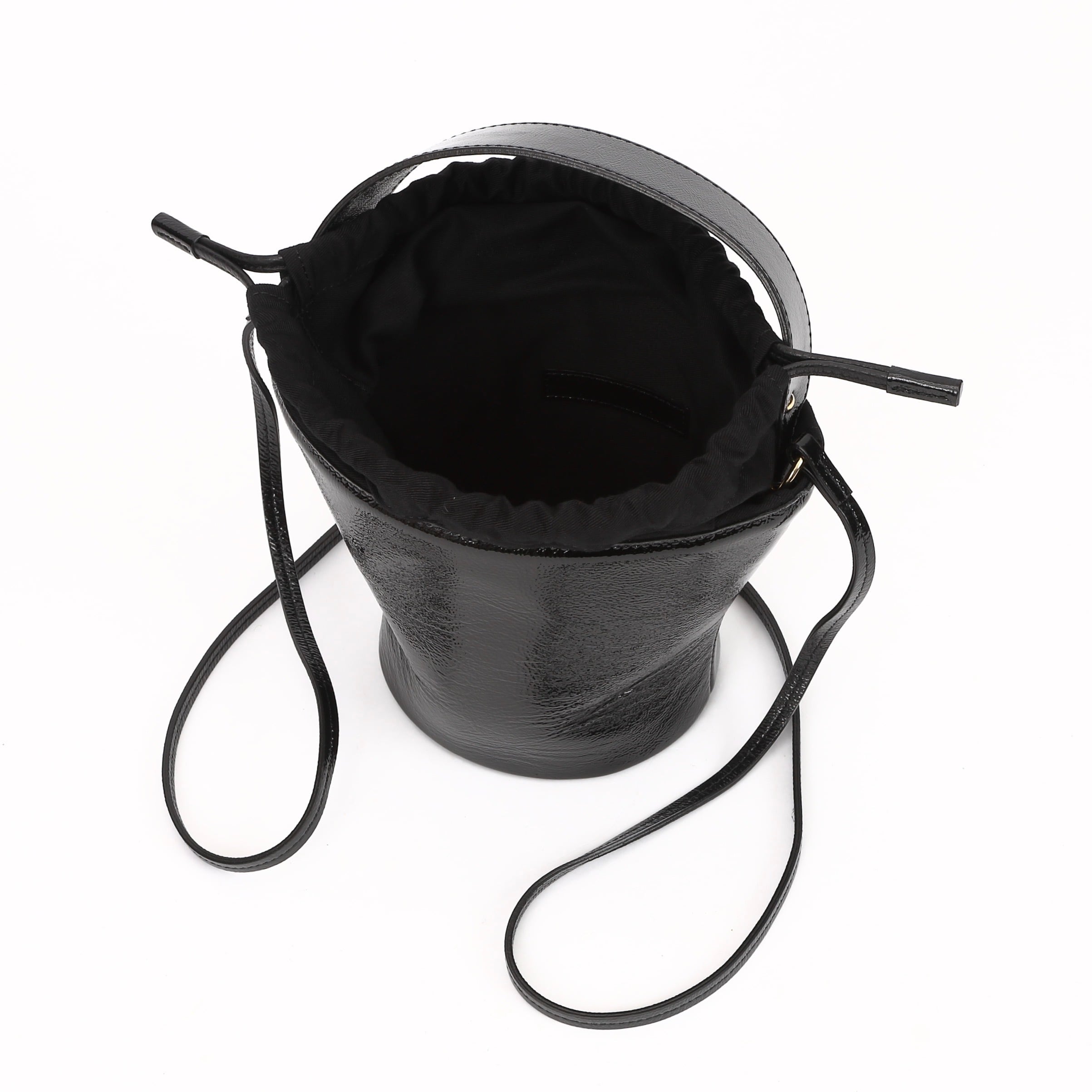 Pottery Bag/Patent Black | ayako