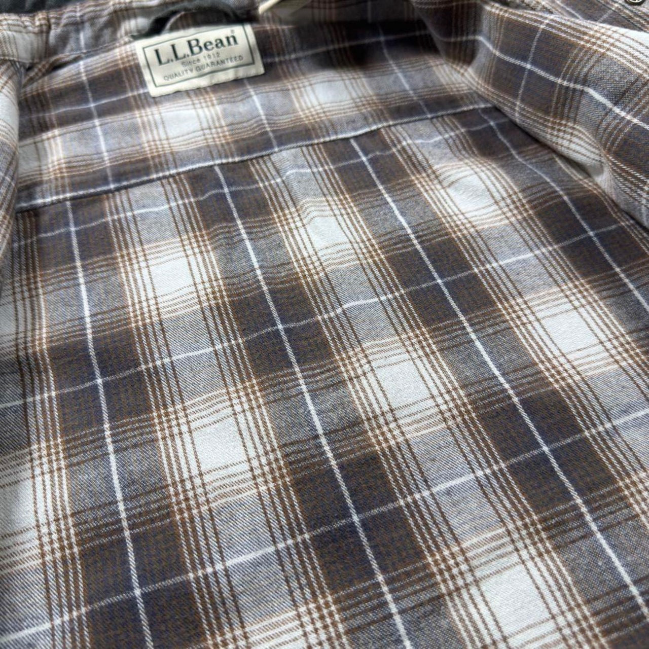 L.L.Bean cotton canvas shirt L 古着 - 11