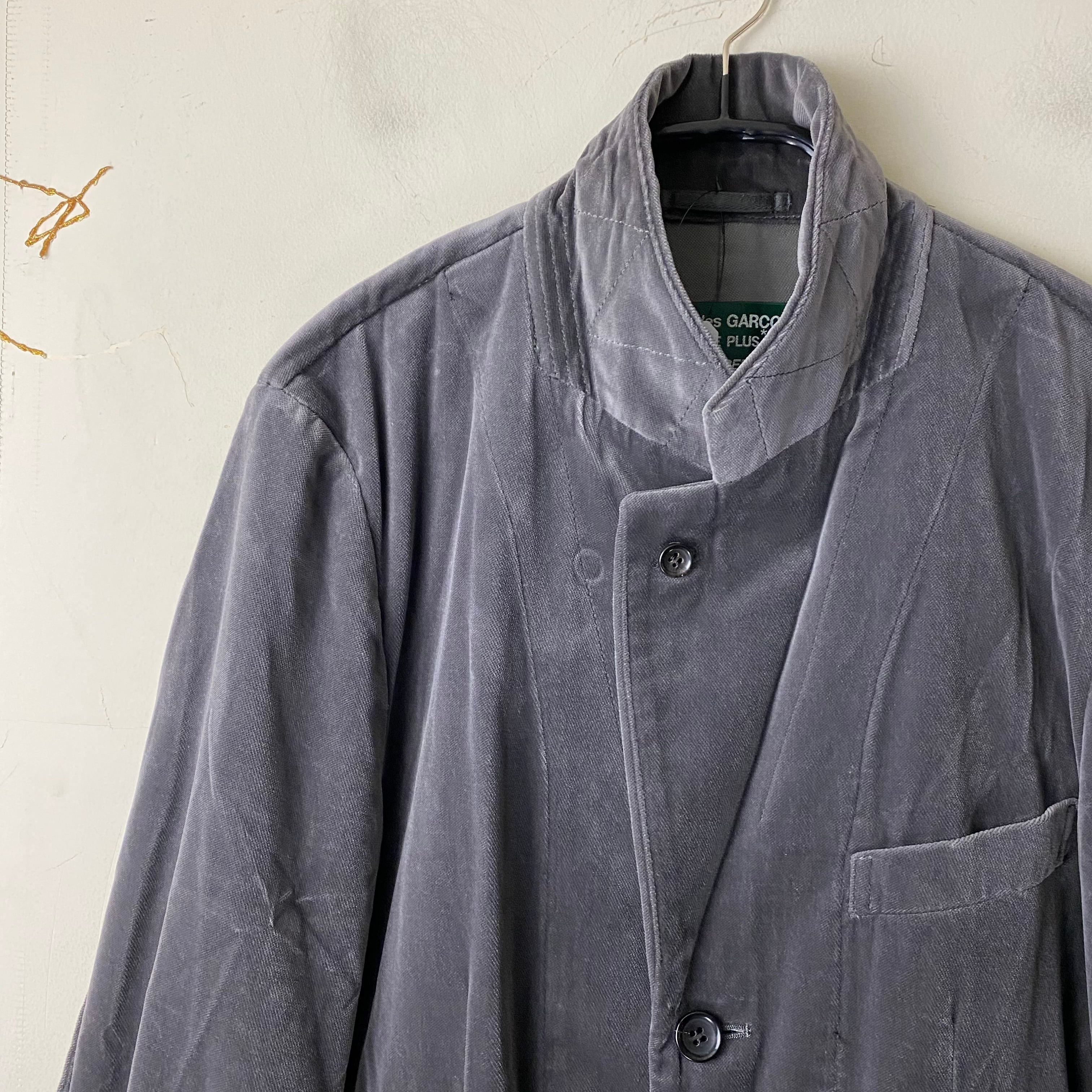 AD2005 COMME des GARCONS HOMME PLUS EVER GREEN velour tailored 