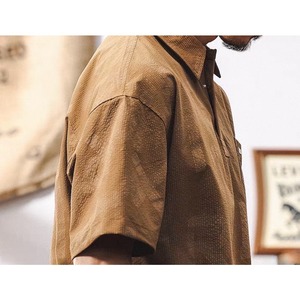 Typographic jacquard pocket polo 1506