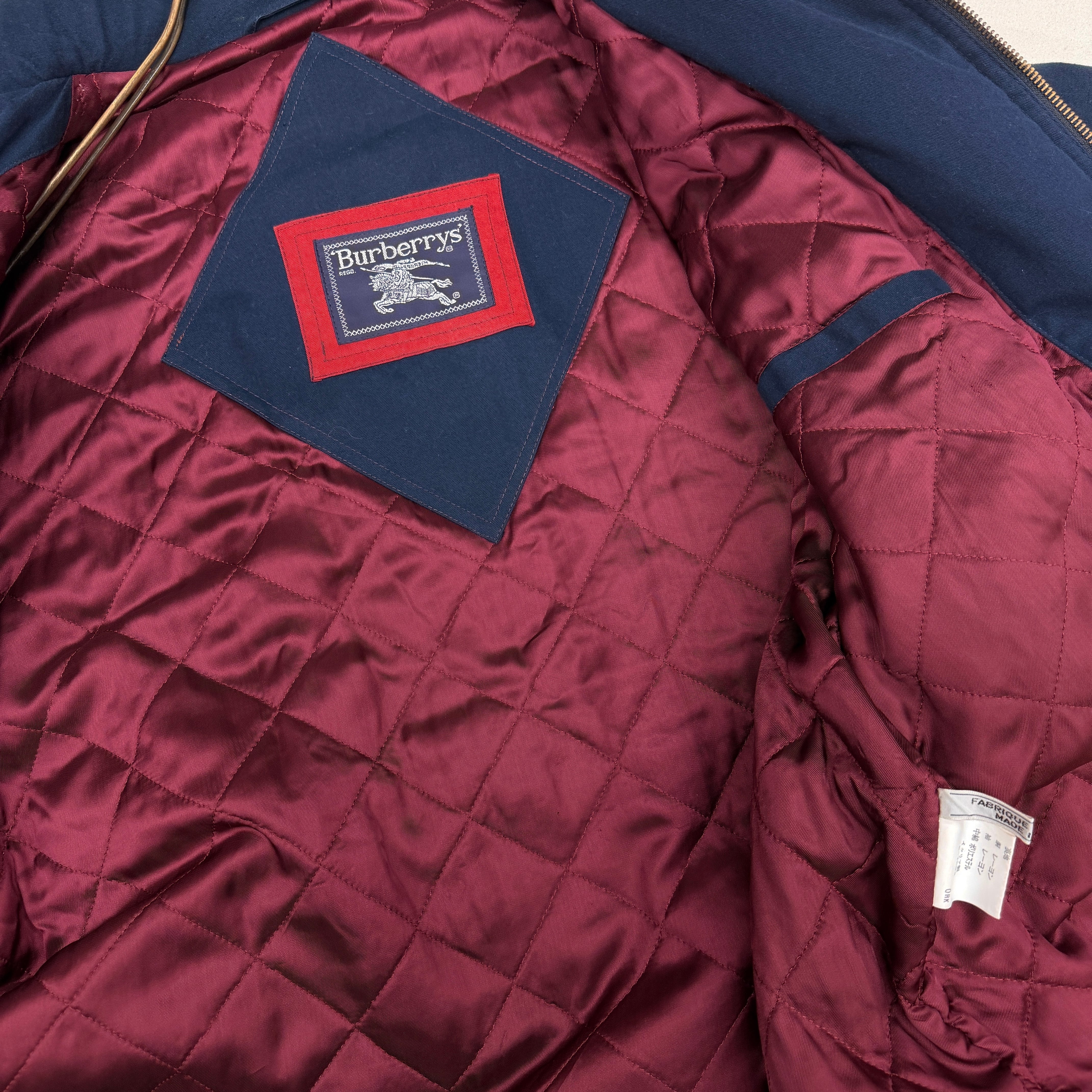 BURBERRYS】80s burberry work jacket ユーロジャケット バーバリー