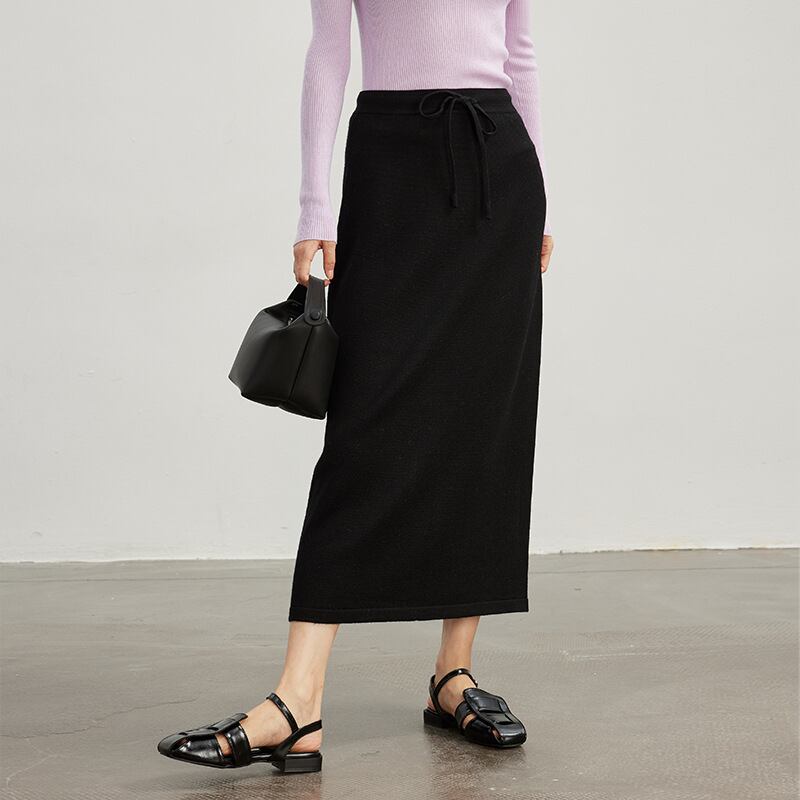 ウールニットスカート(2color) n03