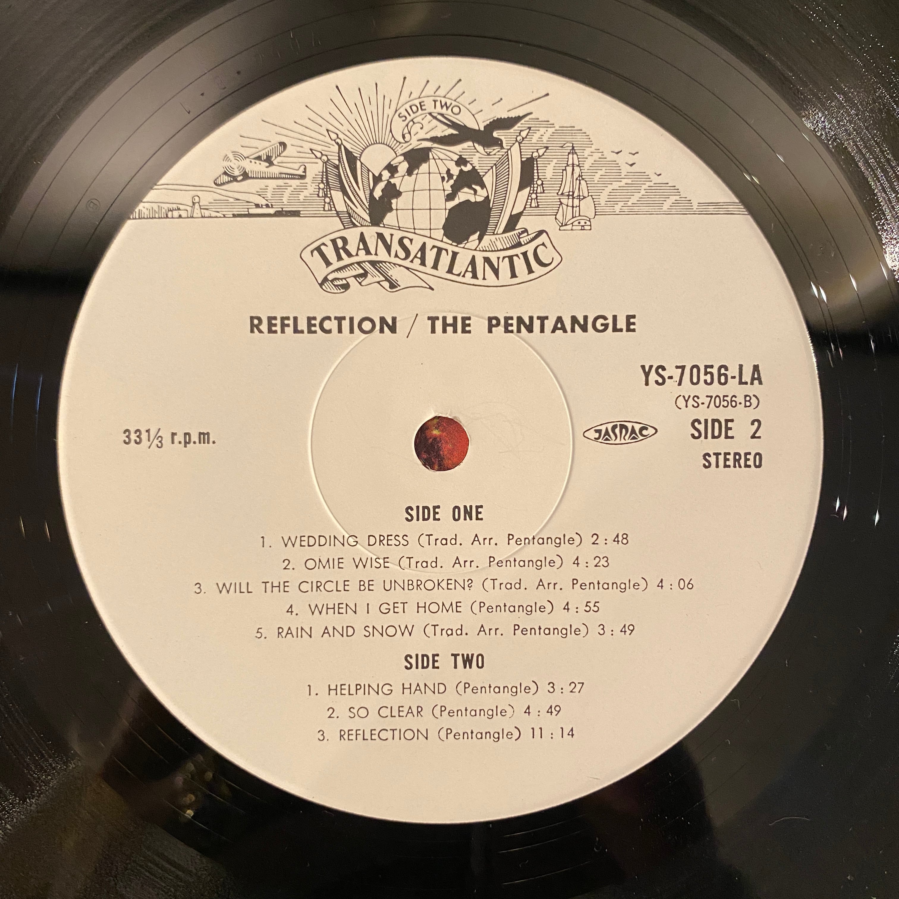 LP】PENTANGLE/Reflection | SORC 中古アナログレコード専門店 LP】PENTANGLE/Reflection | SORC 中古アナログレコード専門店