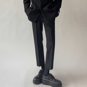 Straight cropped dress pants(MT1378)