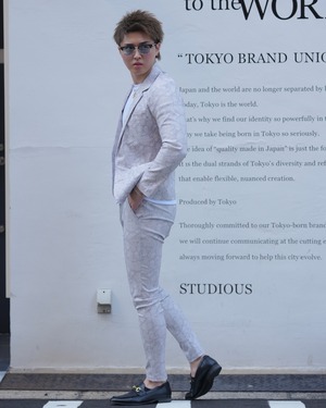 ORIGINAL PAISLEY SKINNY GRAY【BEL25-001B】