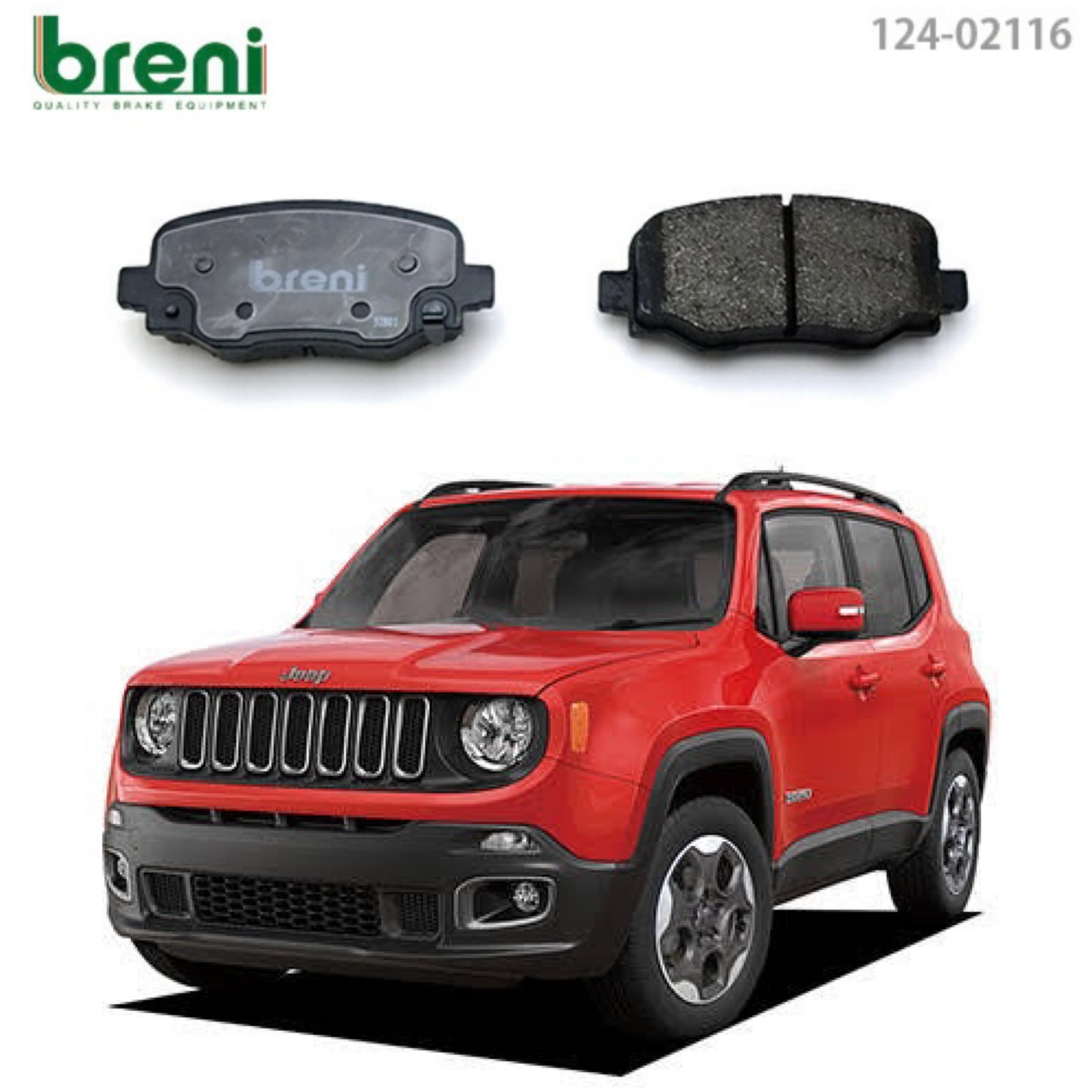クライスラー・ジープ レネゲード Breni 超低ダストパッド DFPシリーズ