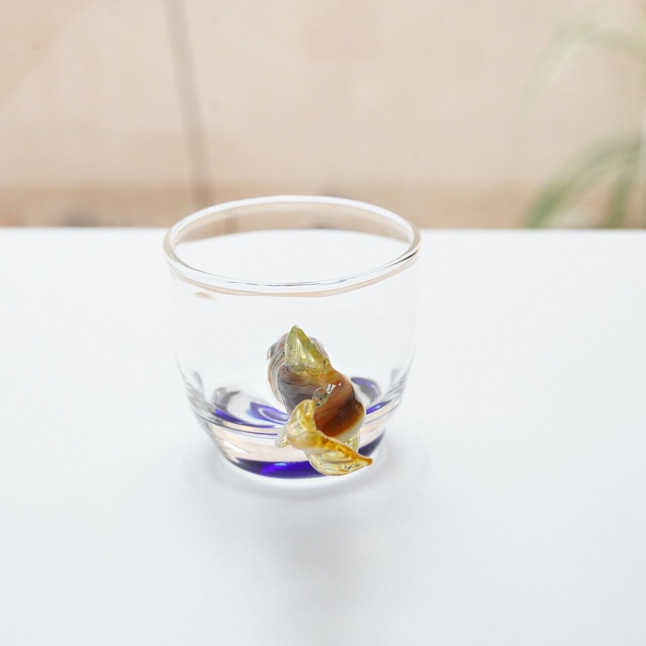 竹川久仁子】耐熱ガラス いわなぐい吞み T-18 | ろにせら ギャラリーと