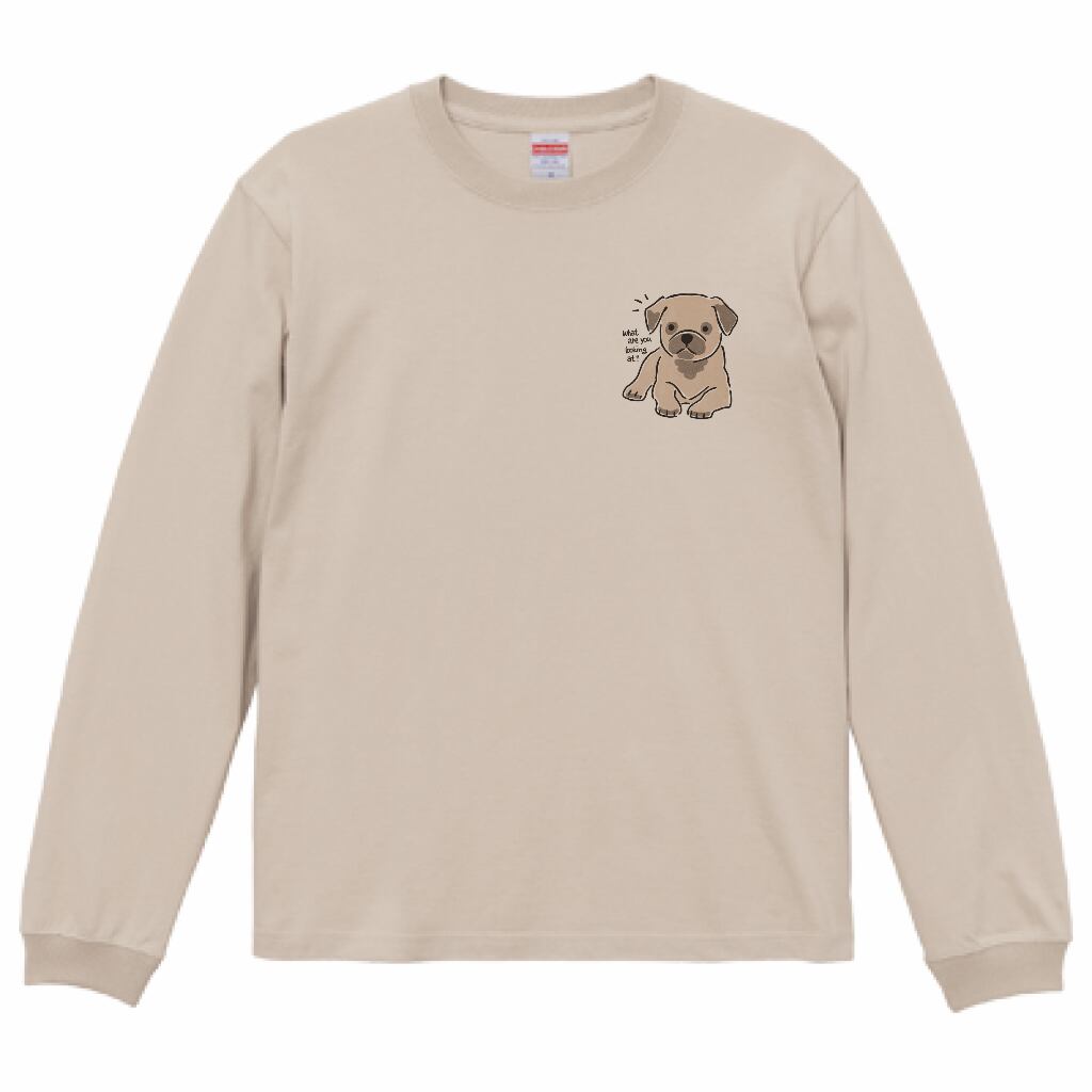 ゆるタッチロンT/パグ