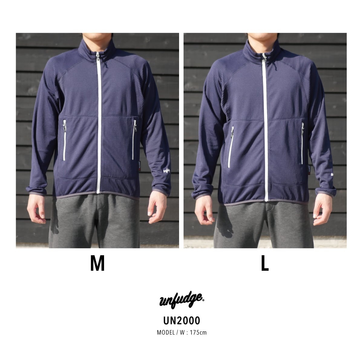 2023 UN2000 Fleece Jacket / navy | unfudge ONLINE STORE