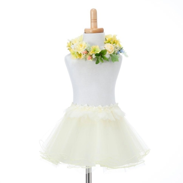 チュールスカートセットyellow