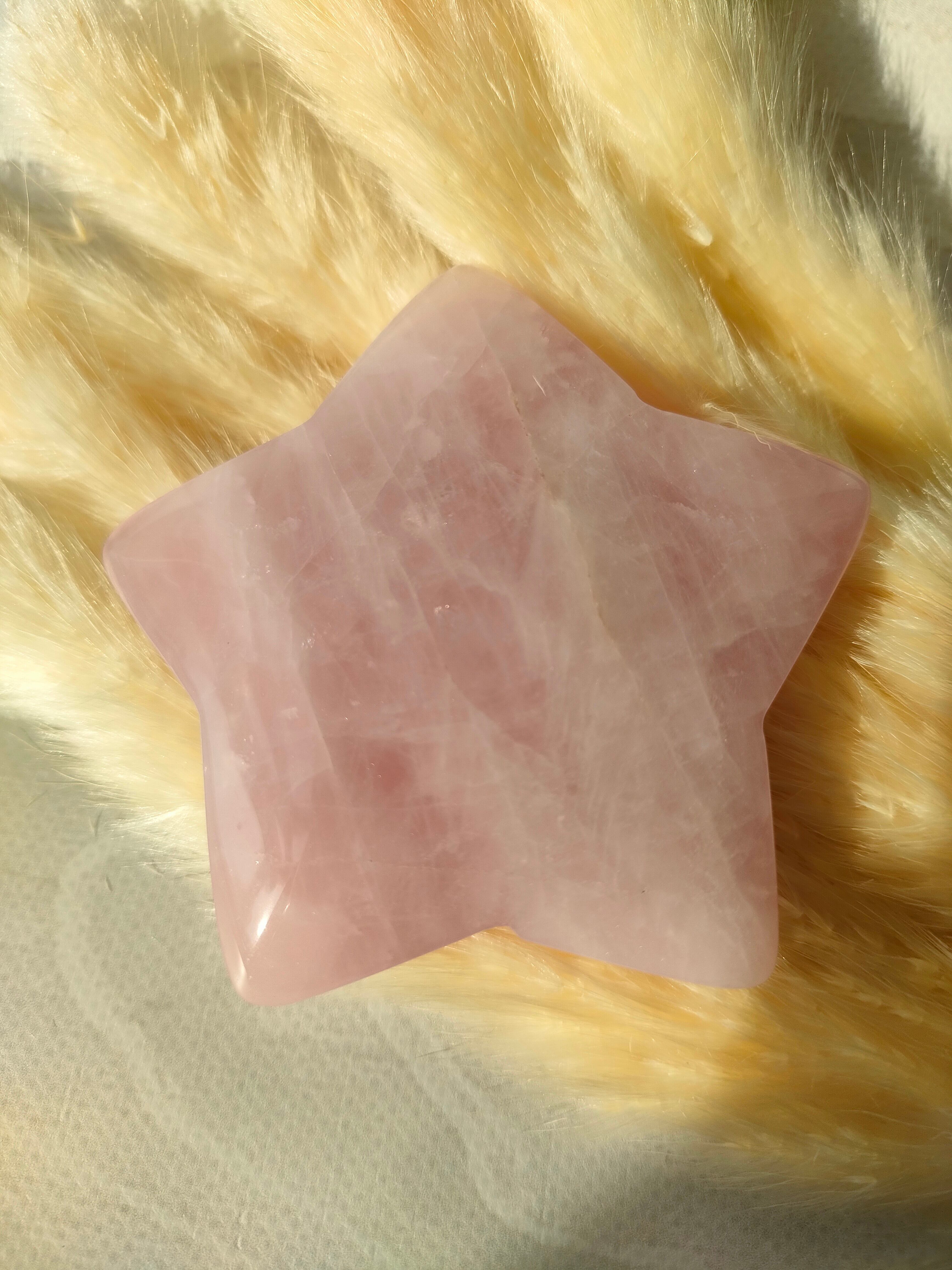 ローズクォーツ星型