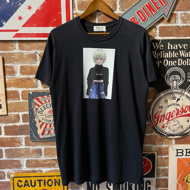 FLAGSTUFF × 電影少女 コラボ ビデオガール Tシャツ 黒 | 古着屋DAISY