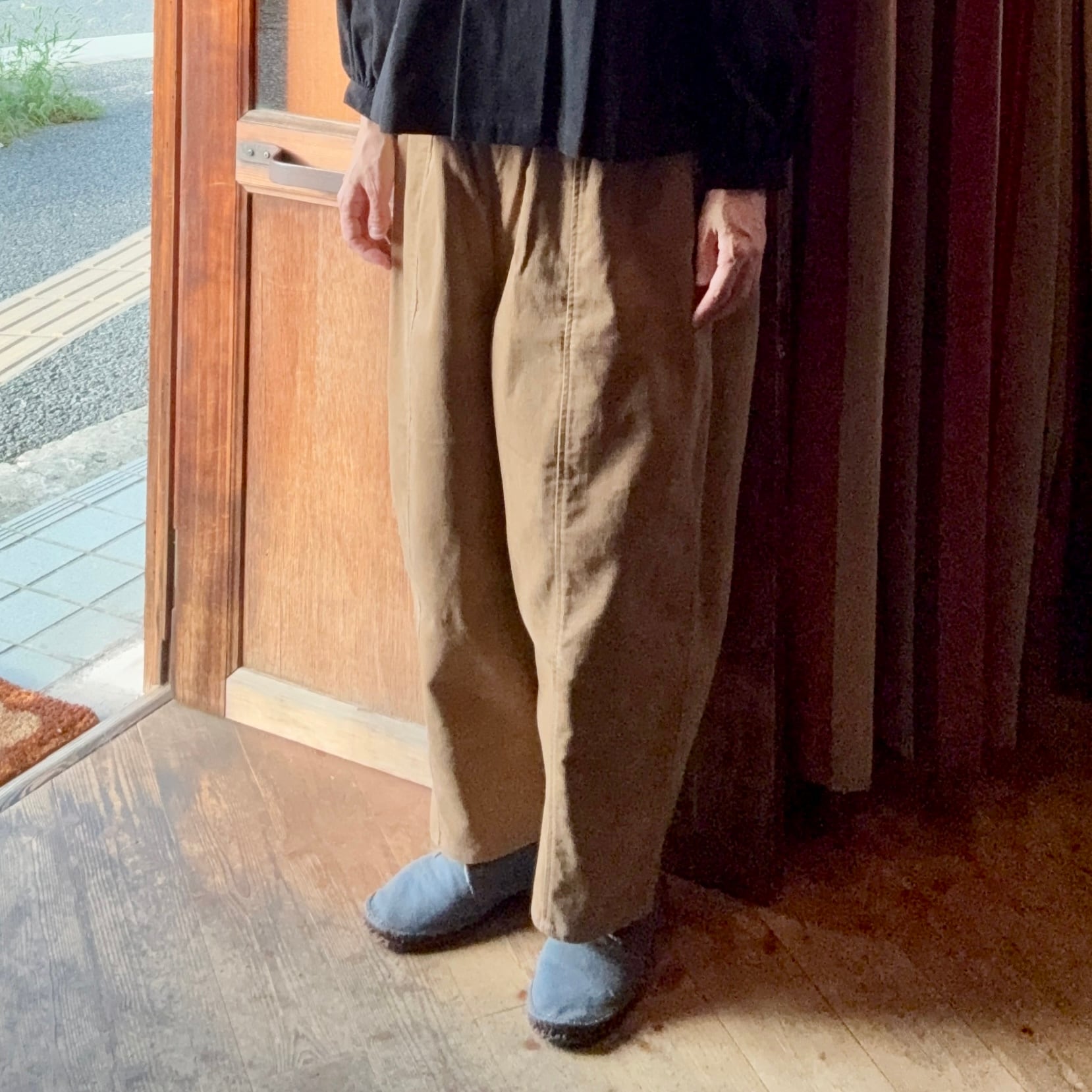 新品　ナチュカラ　コーデュロイパンツ MEN】【ストレッチ】コーデュロイ カラーパンツ