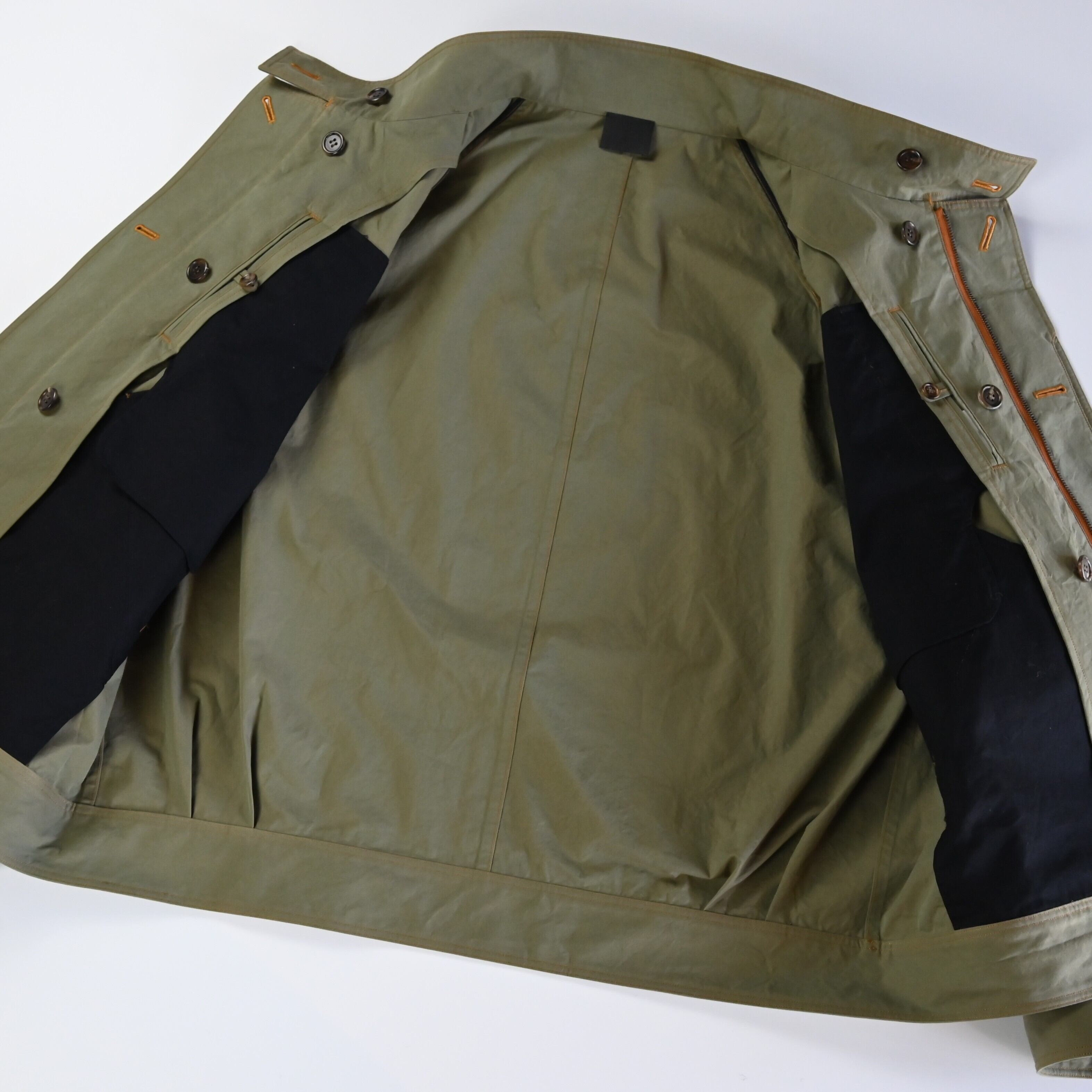 山内 / 超高密度シールドコットンクロス・セミダブルジップジャケット