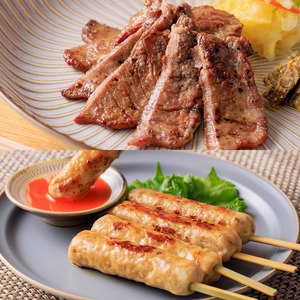 【20%OFF】【牛福】牛たん焼き（塩味150g）１袋＋牛たんつくね串（5本入り）1袋のお得なセット♪