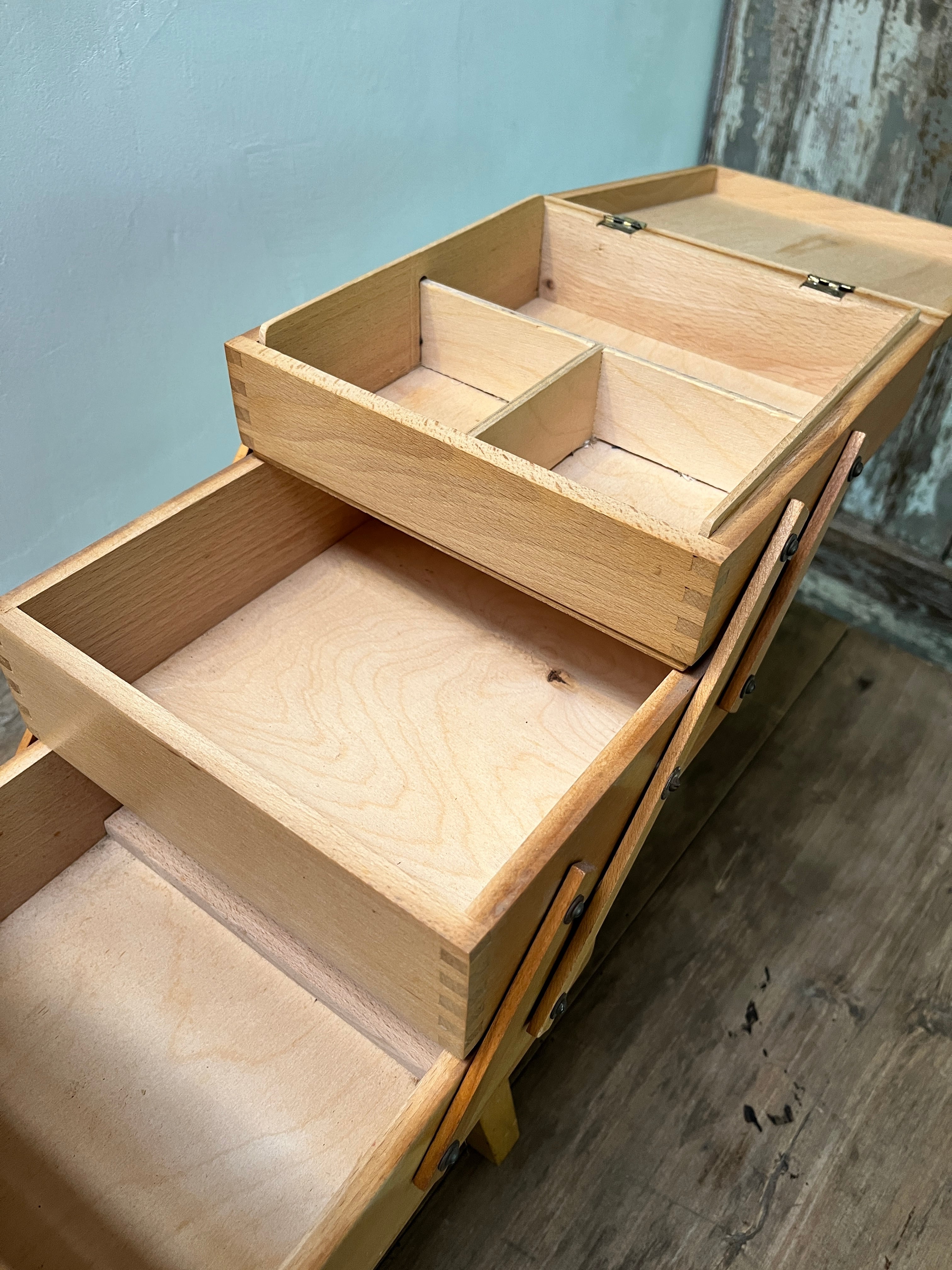 Sawing box France＜ソーイングボックス・木製ボックス・フランス