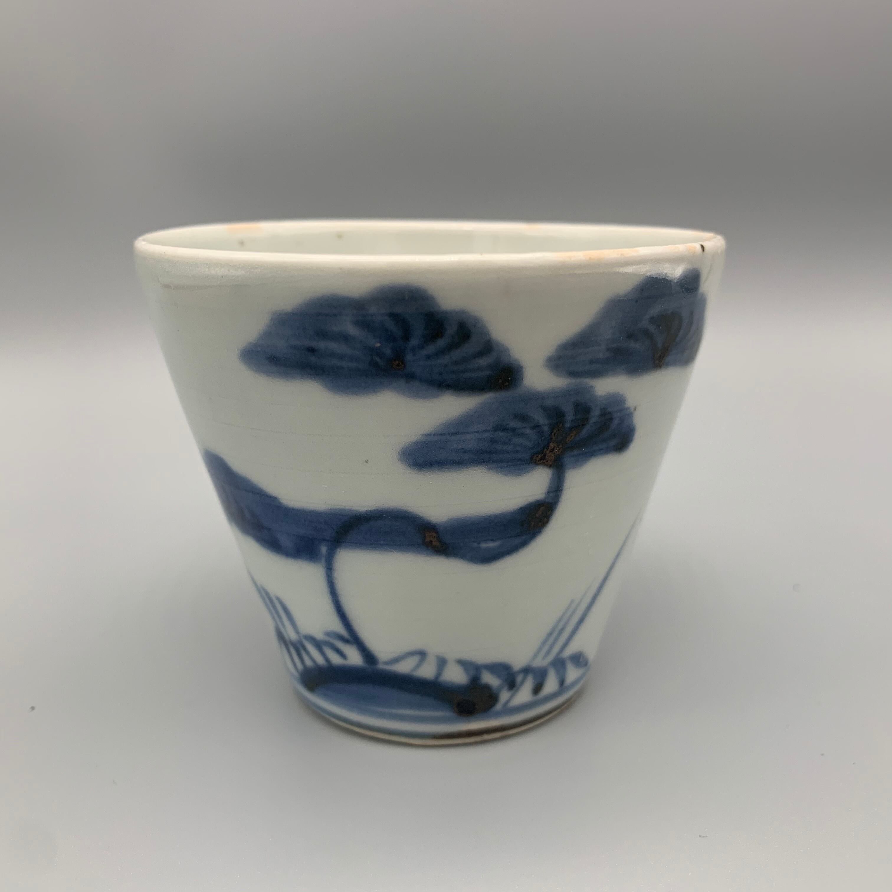 猪口　蕎麦猪口　江戸　後期　松竹梅 猪口 蕎麦猪口 江戸 後期 松竹梅