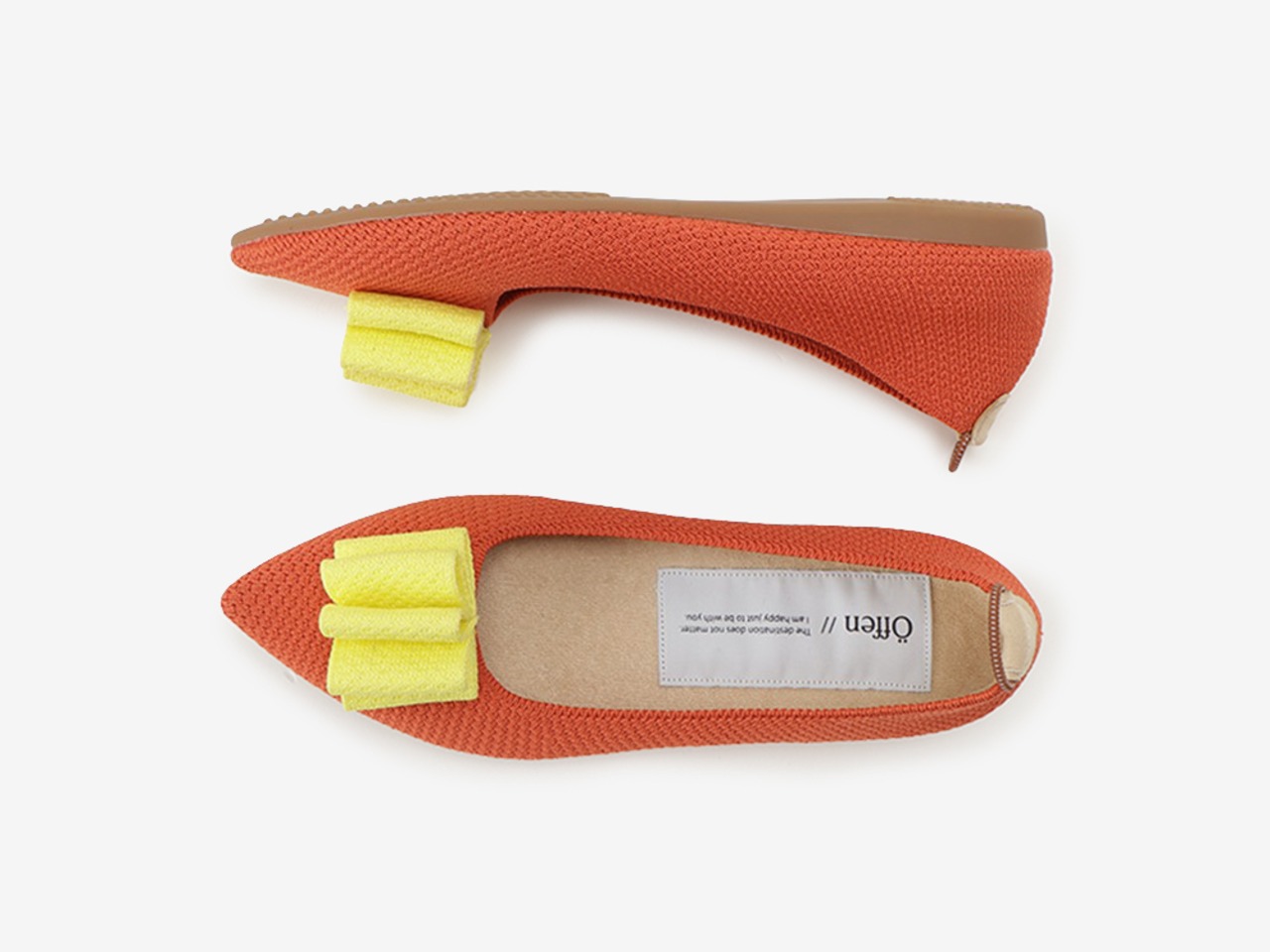 pointed-CURLS / YELLOW & ORANGE