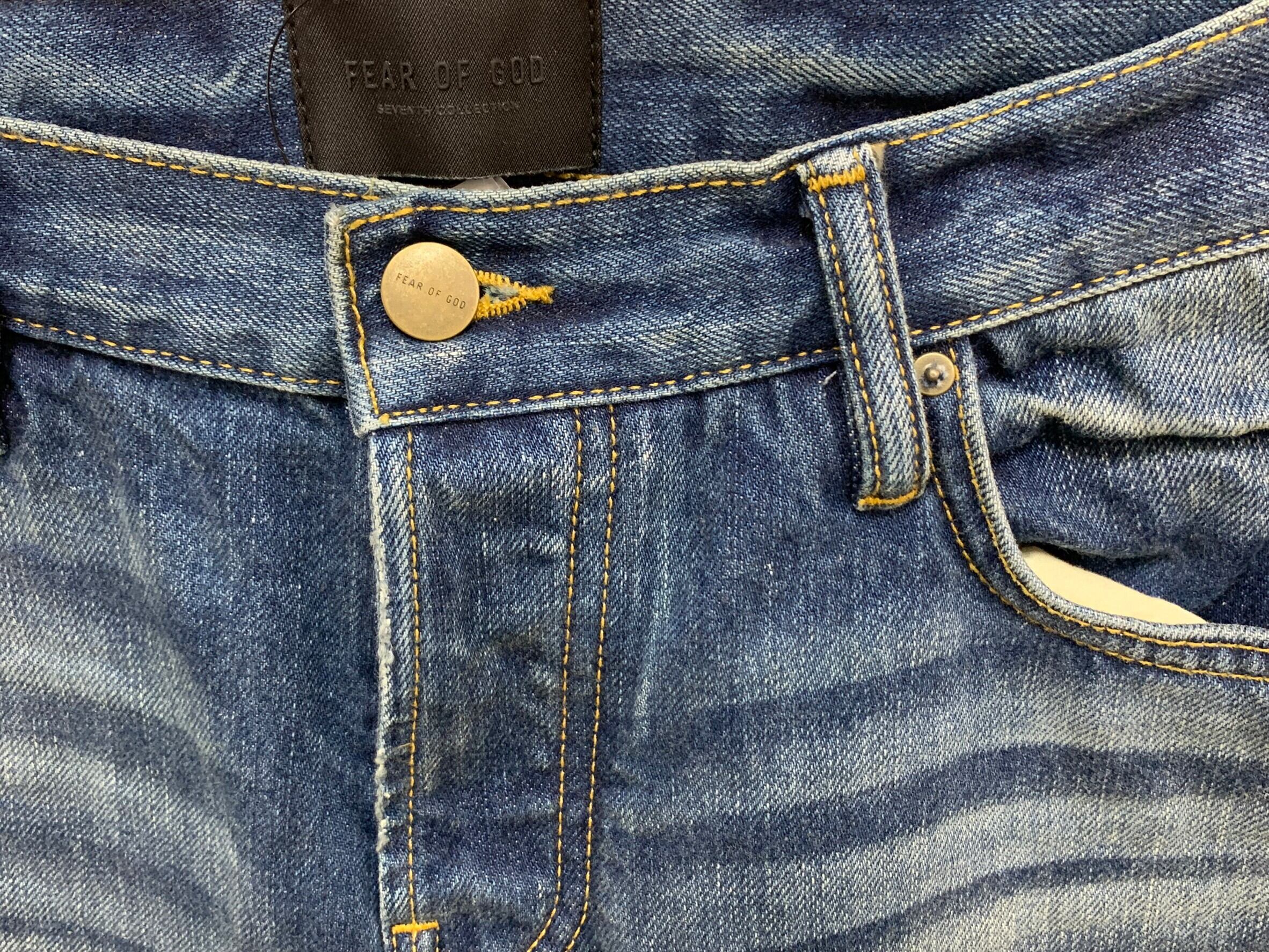 FEAR OF GOD SEVENTH COLLECTION DENIM PANT INDIGO W29 84804 | BRAND 
