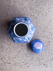 中国製造/ヴィンテージ客家 パステル壺