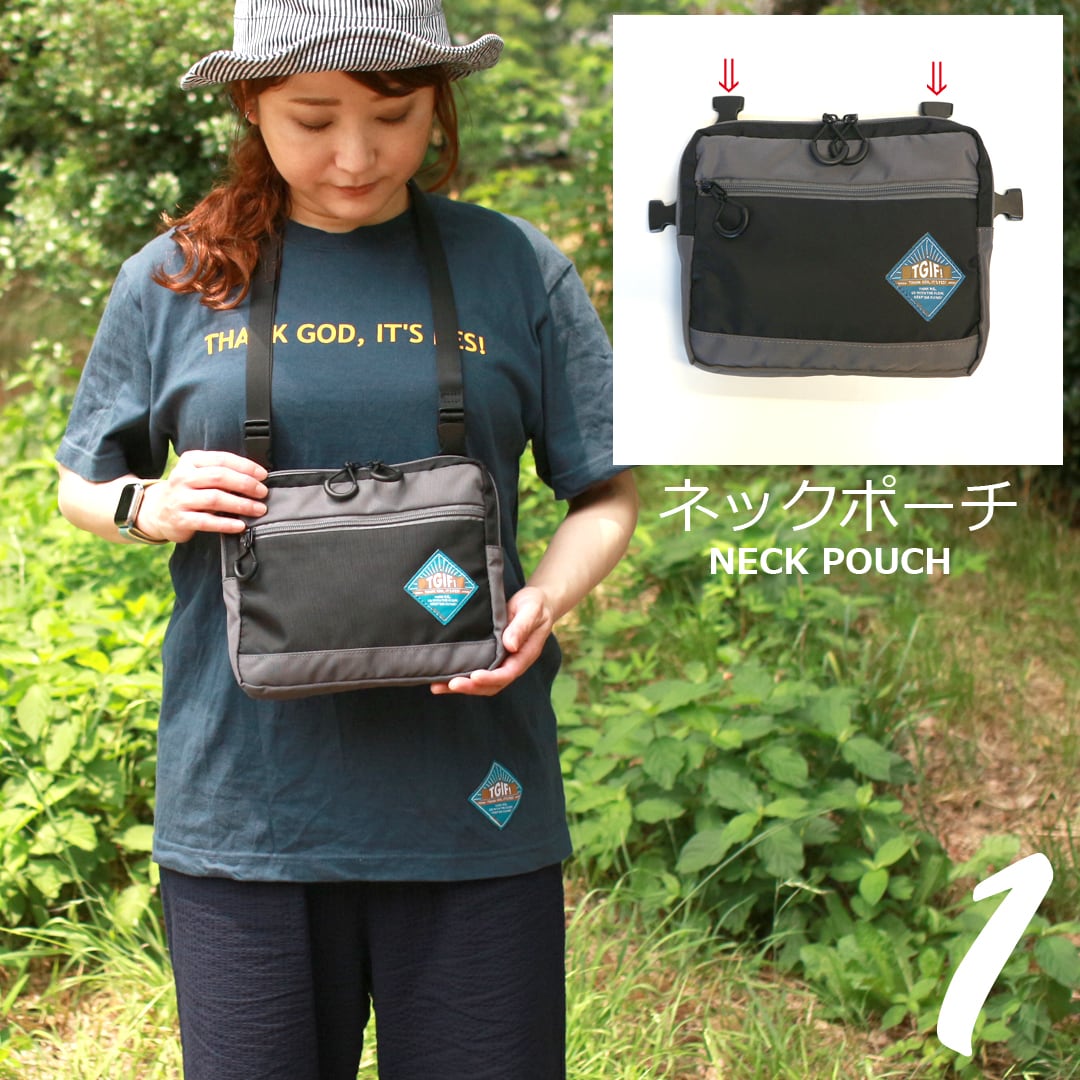 フェスバッグ TGIF! 3点留めポーチ ショルダー＆ボディーバッグ | Pay ID