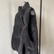 【受注予約:9月下旬入荷予定】ナイロン中綿ショートvest/ブラック