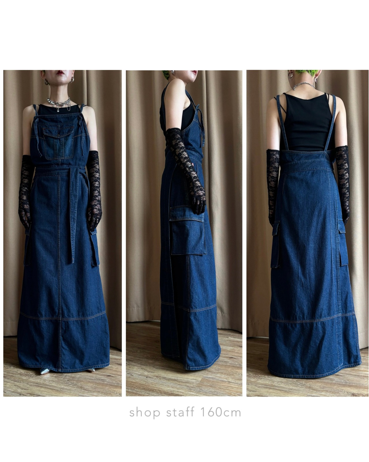 MADE IN JAPAN denim maxi dress-4767-6