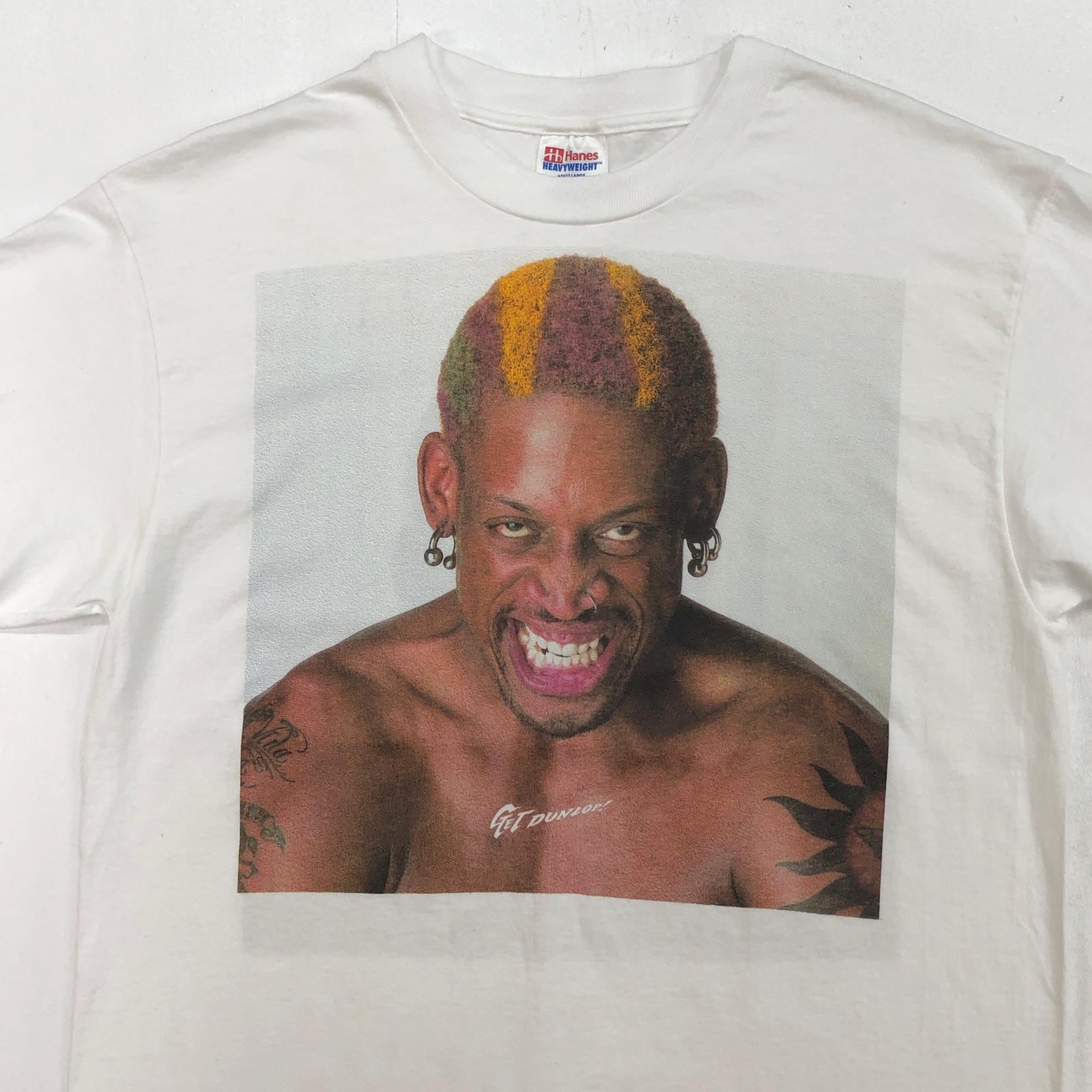 HANES ヘインズ 90- 00年代 DENIS RODMAN AND DUNLOP デニス HANES ヘインズ 90- 00年代 DENIS RODMAN AND DUNLOP デニス