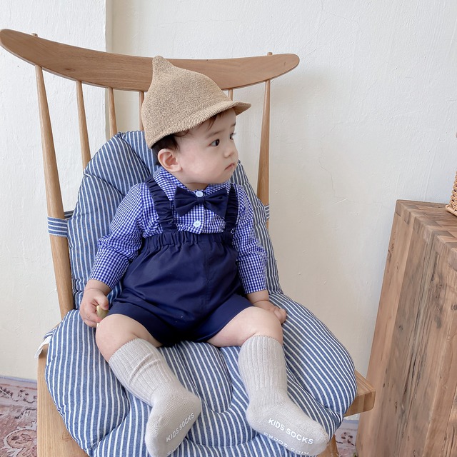 オータム格子柄シャツ リボン 秋物 超面白いベビーショップ9129517548